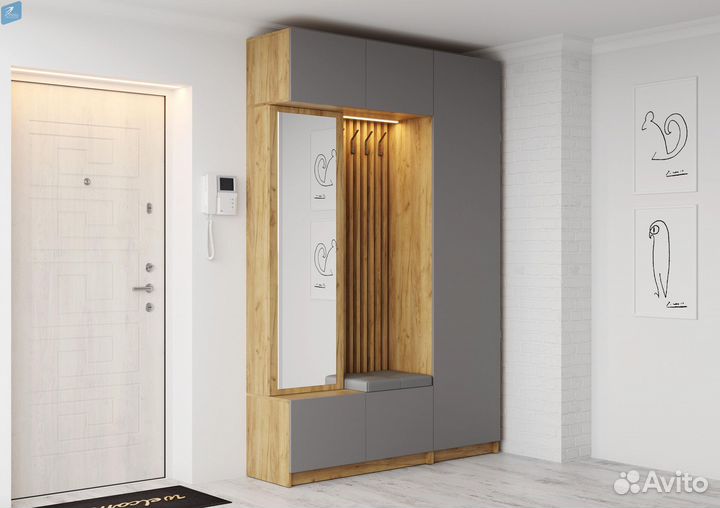 Модульная прихожая Бостон