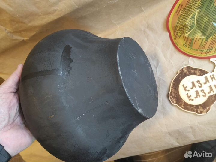 Казанок чугунный печной 6л