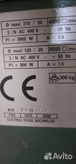 Форматно раскроечный станок бу