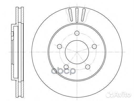 Диск тормозной 656410 Road house