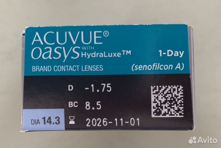 Контактные линзы acuvue oasys
