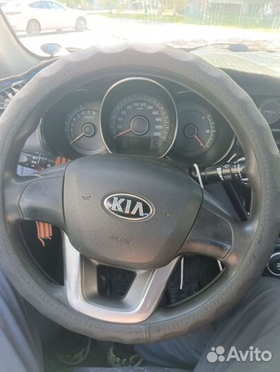 Кожа для перетяжки руля Киа Рио 3 дорестайл