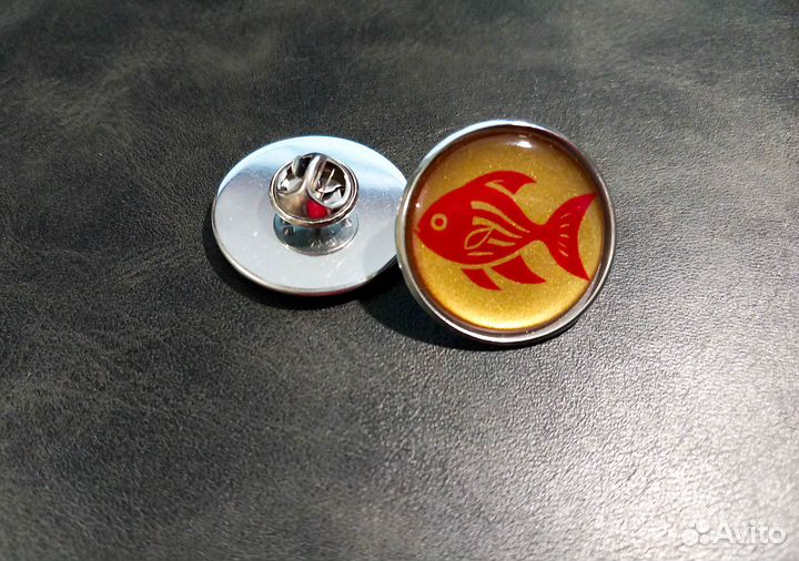 Значок (заливной) Значок спо на метал.основе 25мм