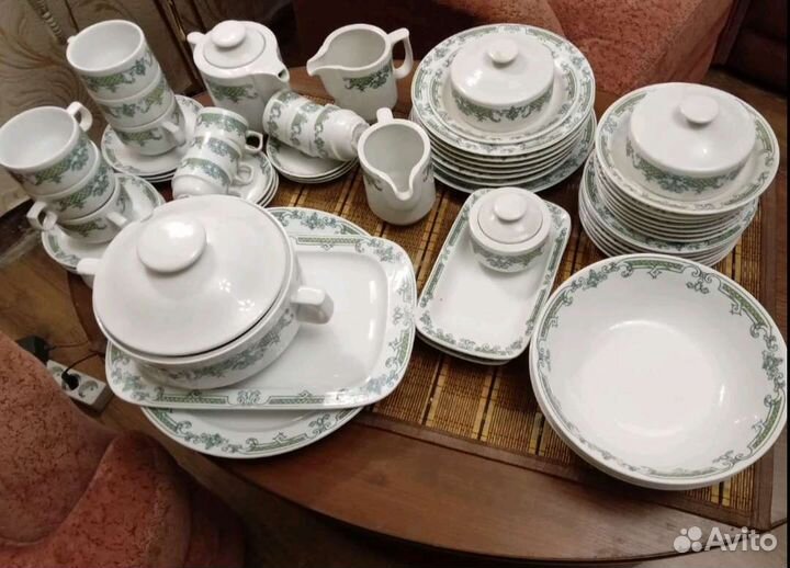 Столово-чайно-кофейный сервиз Чехословакия