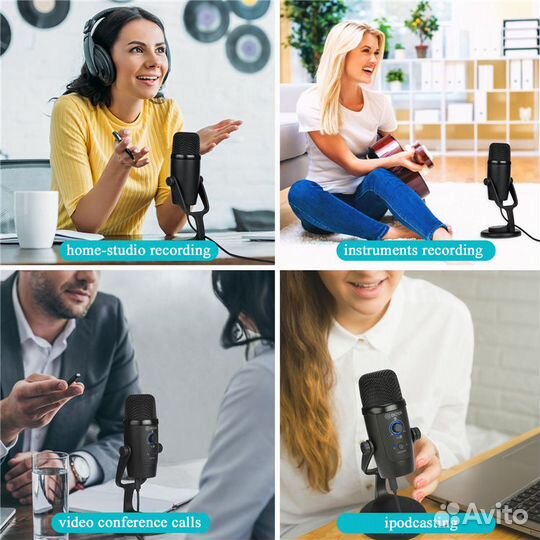 Микрофон boya BY PM500 USB, микрофон для пк