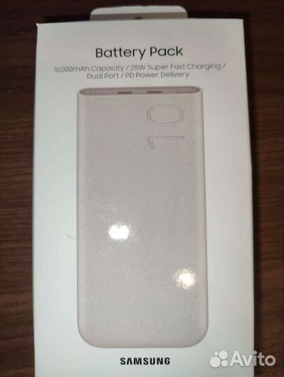Внешний аккумулятор Samsung, 10000Mah, 25Вт