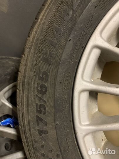 Летняя резина р14 с диск