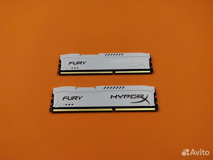 Оперативная Память HyperX Fury ддр3 1600 MHz 2x8 G