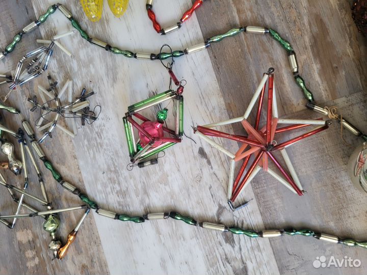 Елочные игрушки СССР звезда