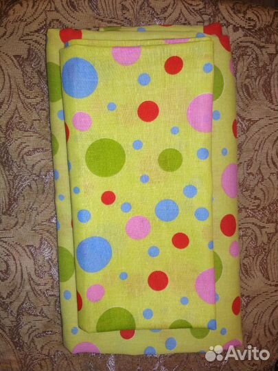 Пододеяльник и наволочка для ясельной кровати