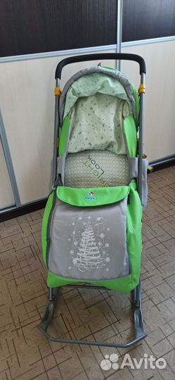 Детские санки коляска бу