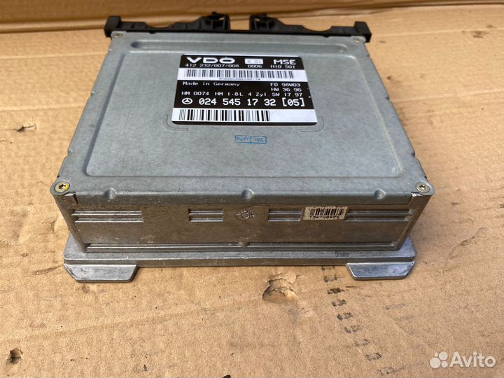 Блок управления эбу мерседес