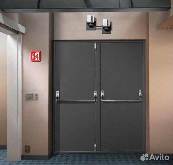 Дверь металлическая противопожарная монтаж 1-3 дня
