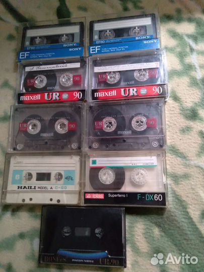 Аудиокассеты разные