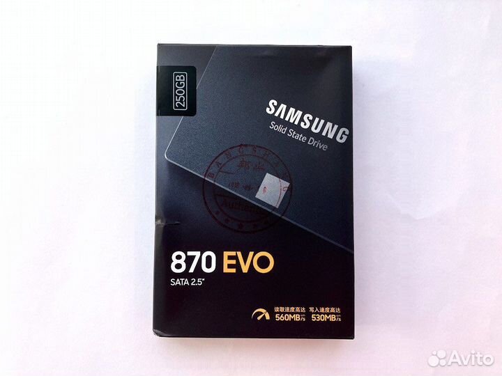 Диск SSD Samsung 870 EVO 250GB