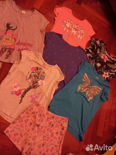 Вещи пакетом для девочки на лето рост 146 152
