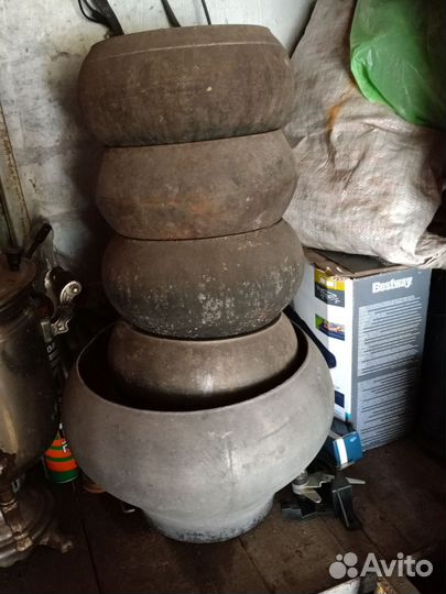 Чугунки, 6л и 20л, 6л 1100,20л 3500 цена