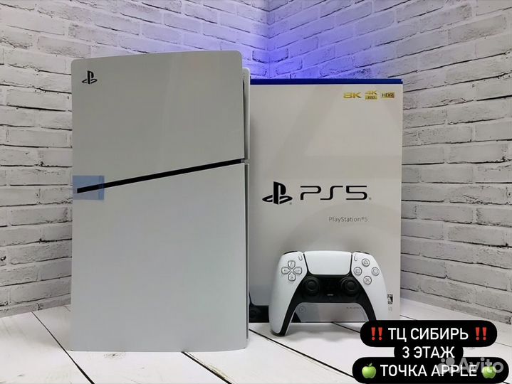 Sony playstation 5 slim 1tb с дисководом Новая