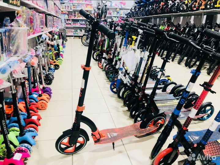 Городской самокат для взрослых. Трюковый. Люкс