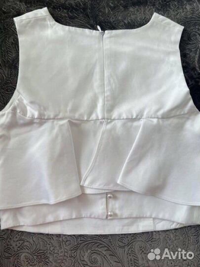 Шелковый топ блузка гуливер