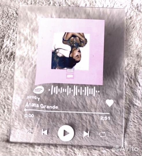 Трек пластинка с музыкой 3мм