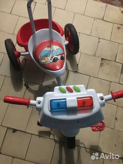 Детский трехколесный велосипед бу