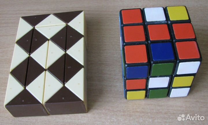 Кубик Рубика и большая Змея Рубика