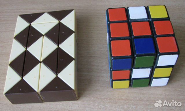 Кубик Рубика и большая Змея Рубика