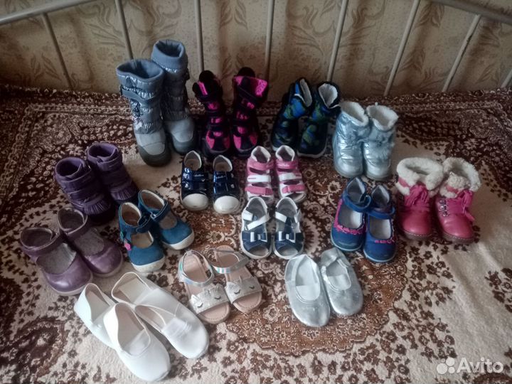 Обувь пакетом для девочки