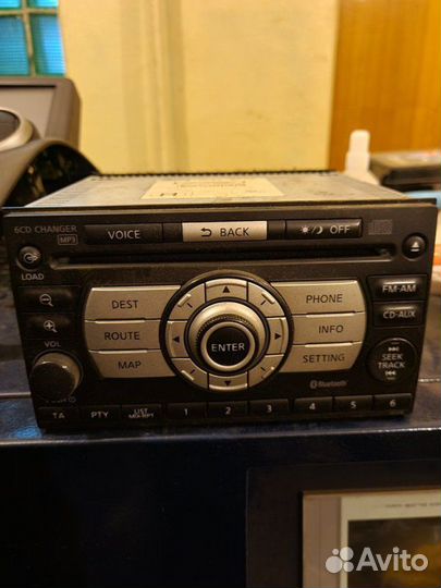 Магнитола Nissan Qashqai J10 MR20DE 2008