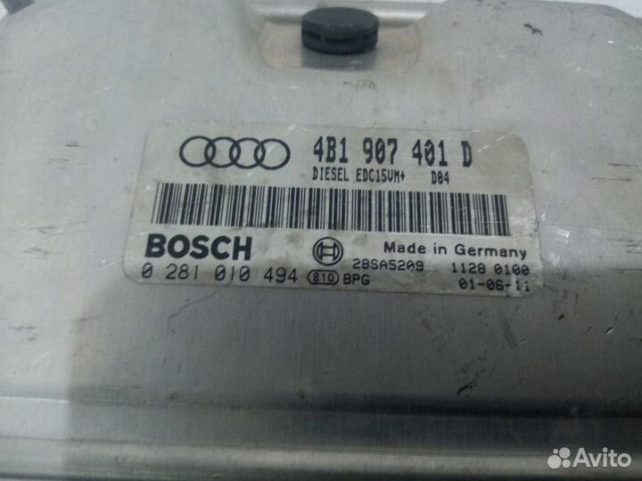Блок управления двигателем Audi A6 2 (C5)
