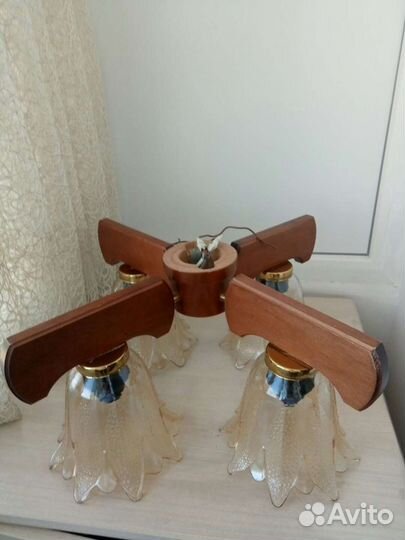 Люстра потолочная и Бра