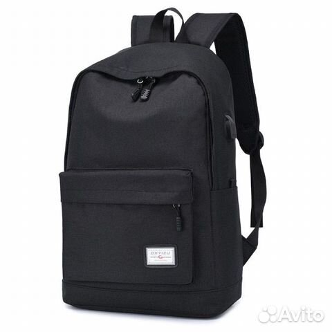 Рюкзак, ранец водонепроницаемый (новый) черный