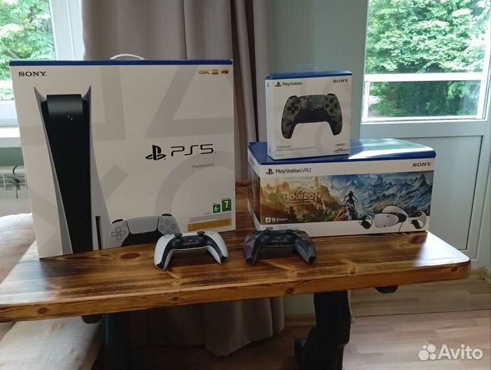 Продаю Sony PlayStation 5 и sony PlayStation VR2 2