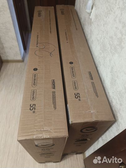 Телевизор новый 55 (140см) смарт 4к UHD