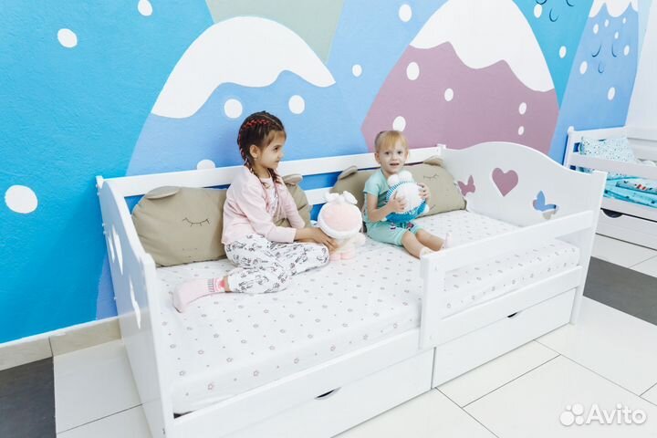 Детская кроватка Софа звездочки