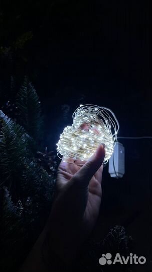 Гирлянда нить роса