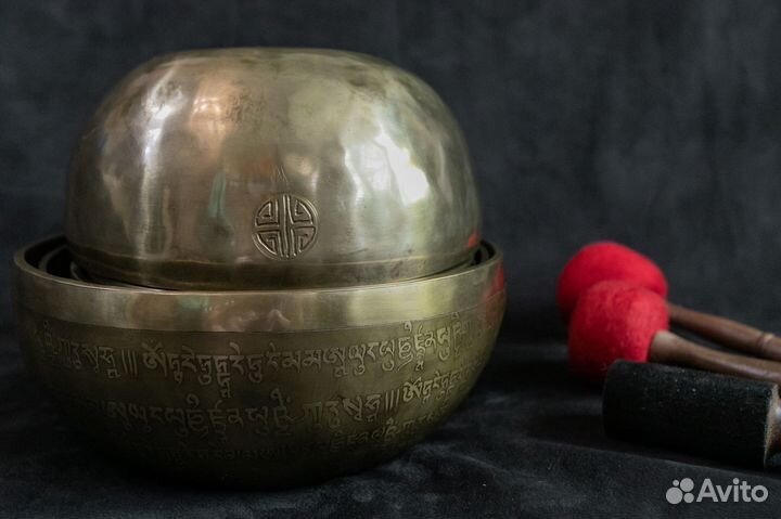 Набор тибетских поющих чаш nepal - 2