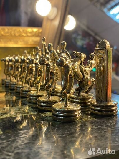 Шахматы анттчные. Олимпийские игры. Боги