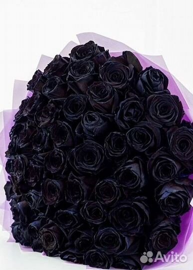Чёрные розы Букеты доставка цветов