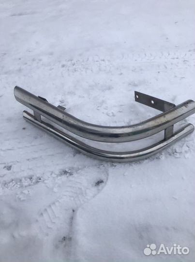 Защита заднего бампера Тойота prado 150