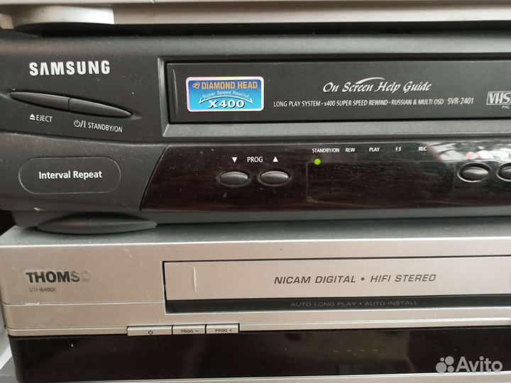 Видеоплееры VHS DVD