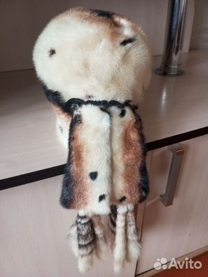 Шапка норковая женская