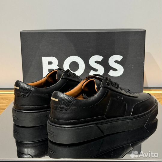 Кеды мужские Boss, Кроссовки кожаные Boss