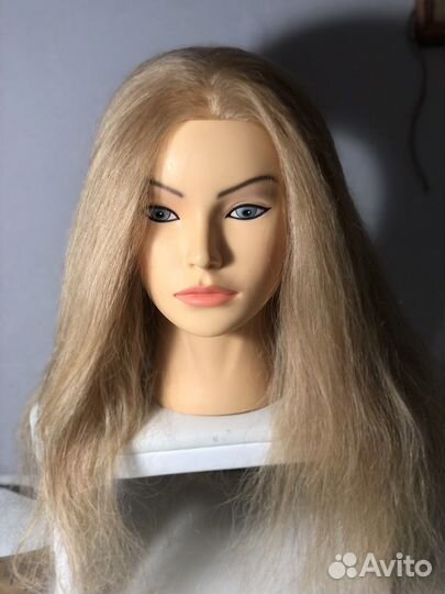 Болванка с натуральными волосами