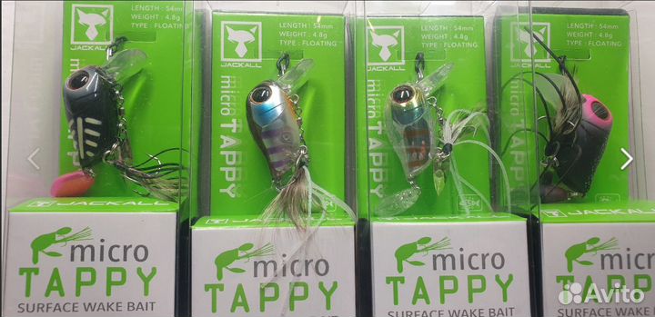 Воблеры Jackall Micro Tappy Smith Camenusi