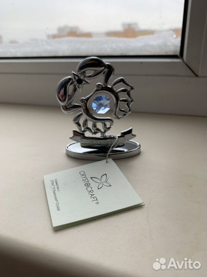Фигурка рака swarovski