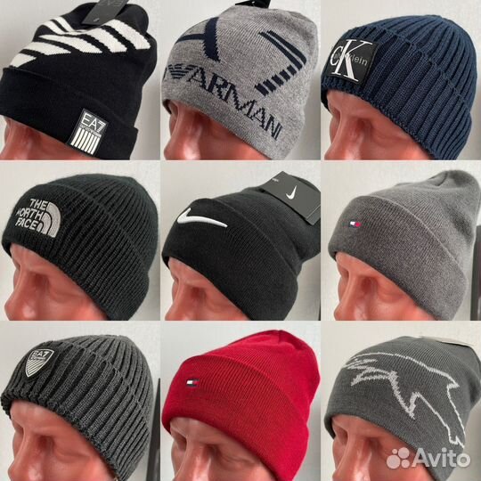 Шапки Paul Shark, Tommy Hilfiger, Armani, Nike