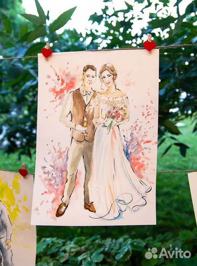 Портреты, скетчи, шаржи, художник на мероприятие