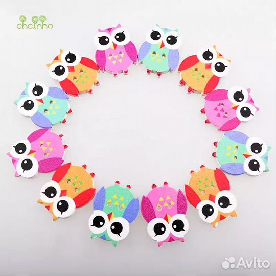 Пуговки совушки